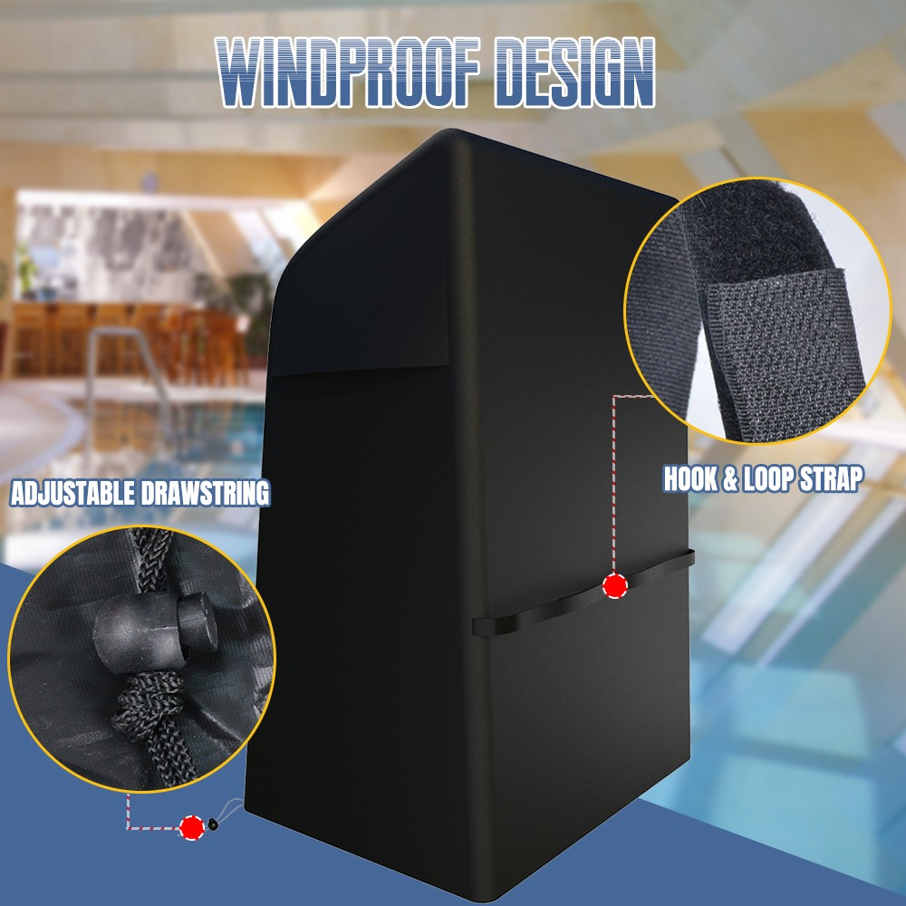 Swimming Pool Cleaner Caddy Cover Waterproof Windproof Vacuum Dust Protector