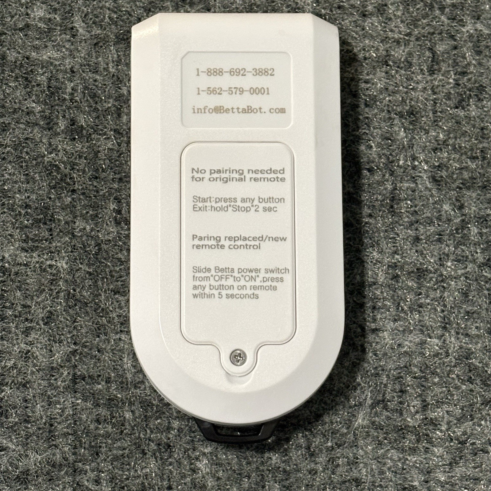 Betta Bot Smart Pool Skimmer Remote Control + Owner’s Manual Genuine OEM New