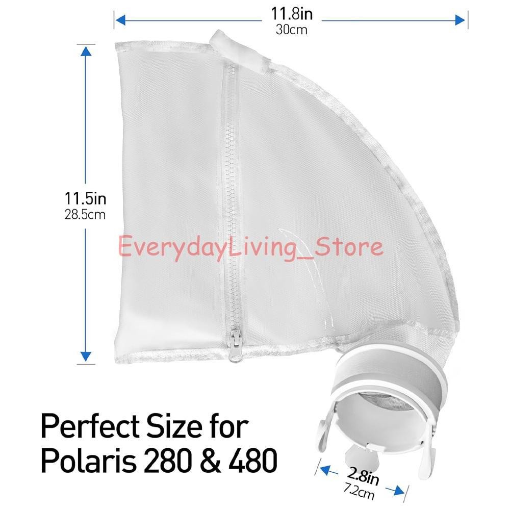 4Pack Polaris 280 Replacement For 280 480 Pool Cleaner Zipper Bag K13 K16