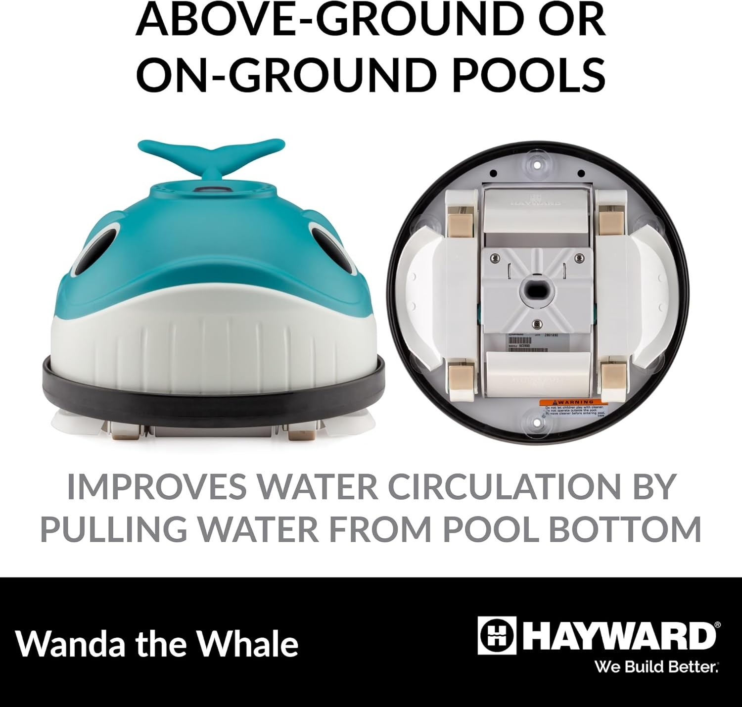 W3900 Wanda the Whale Above-Ground Suction Pool Cleaner for Any Size Pool
