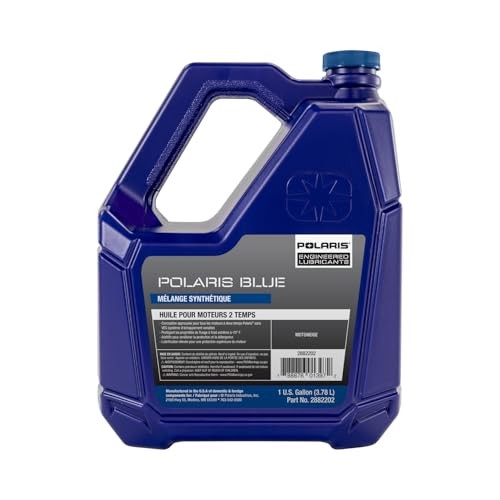 OEM Snowmobile Blue Synthetic Blend 2-Cycle Oil, For 2-Stroke 1 Gallon