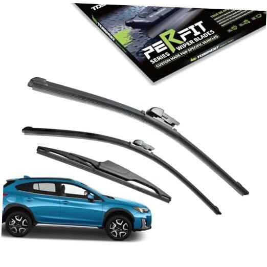 3pcs Front+Rear Direct Fit For 18-23 Crosstrek / 17-23 Impreza HB / 18-22 XV