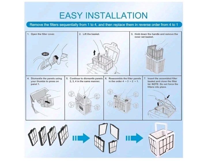 9991467-R4 Ultra-Fine Filter Cartridge Filter Panel for Dolphin Pool Cleaner
