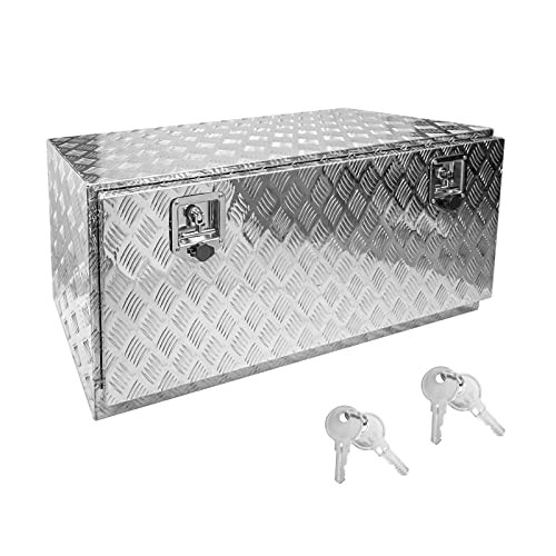 36&Prime; x 18&Prime; x 18&Prime; Truck Tool Box Pickup Truck Bed Toolbox Heavy 36*18*18 Silver