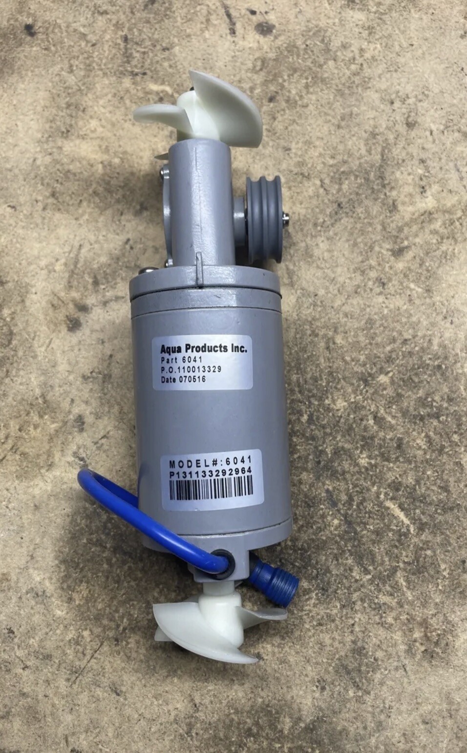 USED AQUABOT ICON XI , BREZZE SE PUMP MOTOR 6041 DOUBLE SHAFT S1A6038