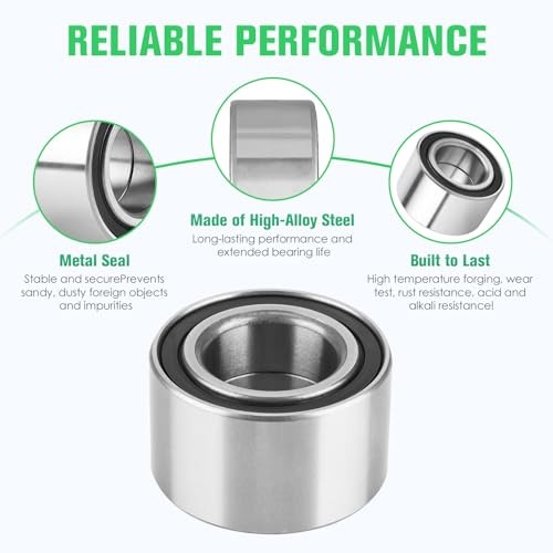 Rear Left/Right CV Axles & Wheel Bearing Kit Fit for Polaris Sportsman 450 HO