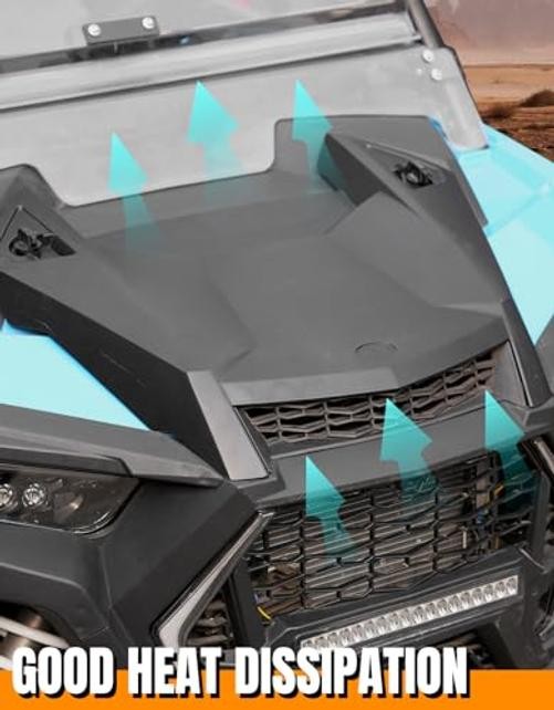 Hood Scoops for Polaris RZR XP 1000 2019-2023, Relacement for OEM# 5454429