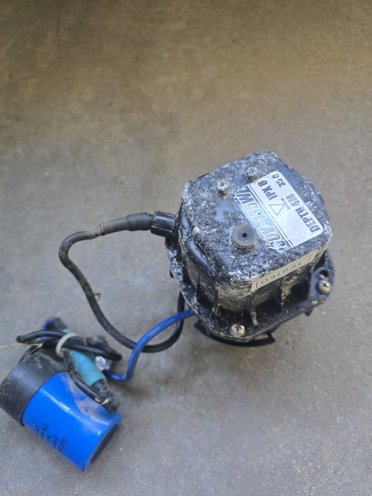 AQUABOT AQUA PRODUCTS CLEANER PUMP MOTOR PART A64001 with Capacitor