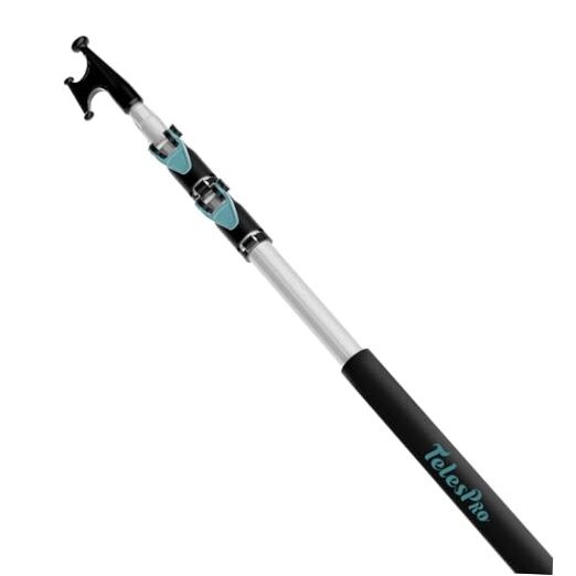 5-12FT 3-Stage Telescopic Aluminum Pole Boat Hook: Versatile Docking Pole for