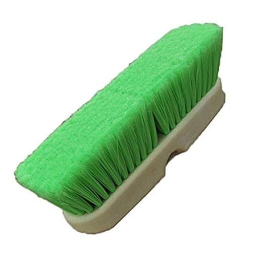 Hub City Industry 10- inch Car Wash Brush, Soft Nylon Bristle, 10&Prime; Wash Green