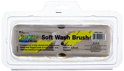 8&Prime; Durable Cleaning Brush – Soft, High-Density Star Standard 8&Prime; Brush Yellow