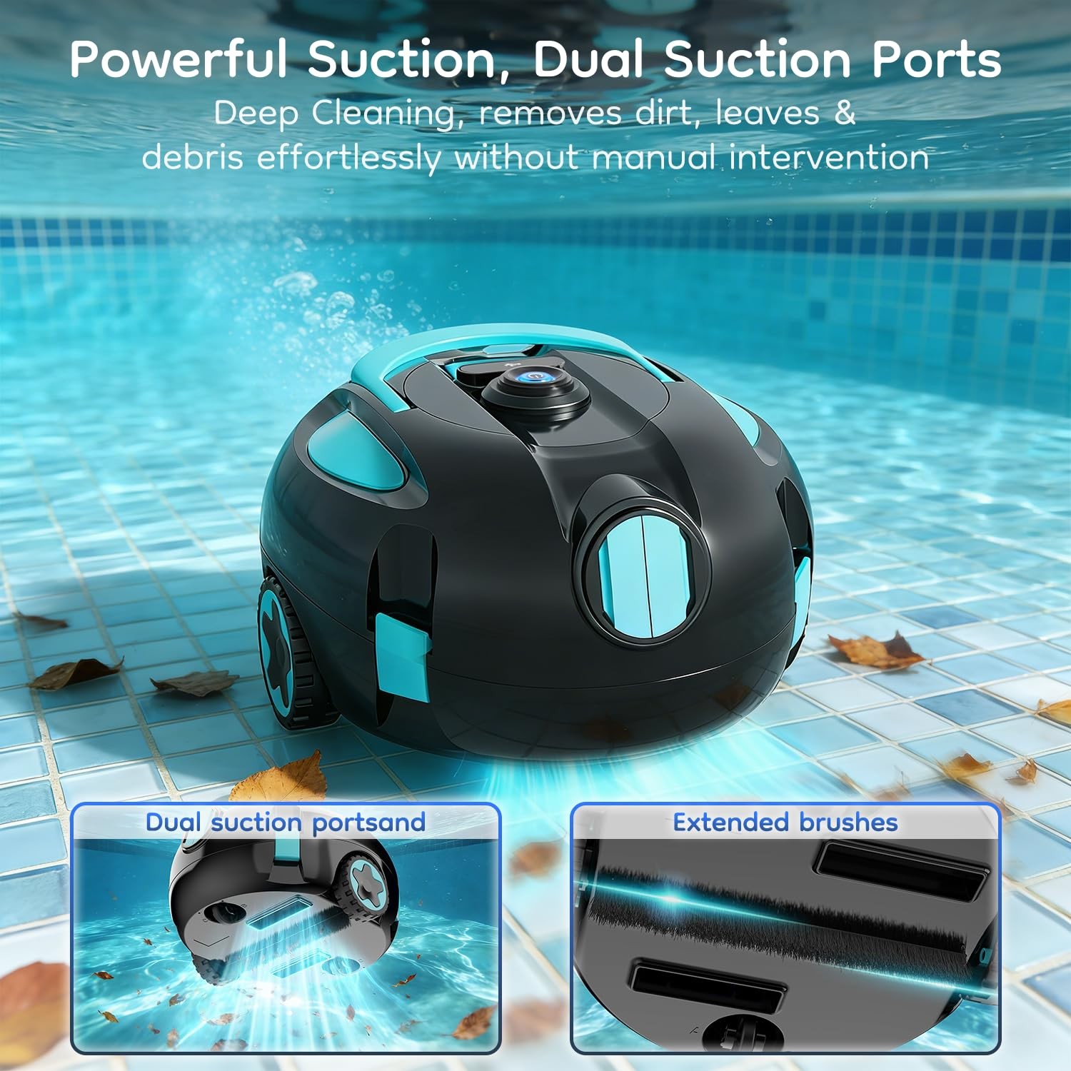 Robotic Pool Cleaner, Automatcic Pool Vacuum
