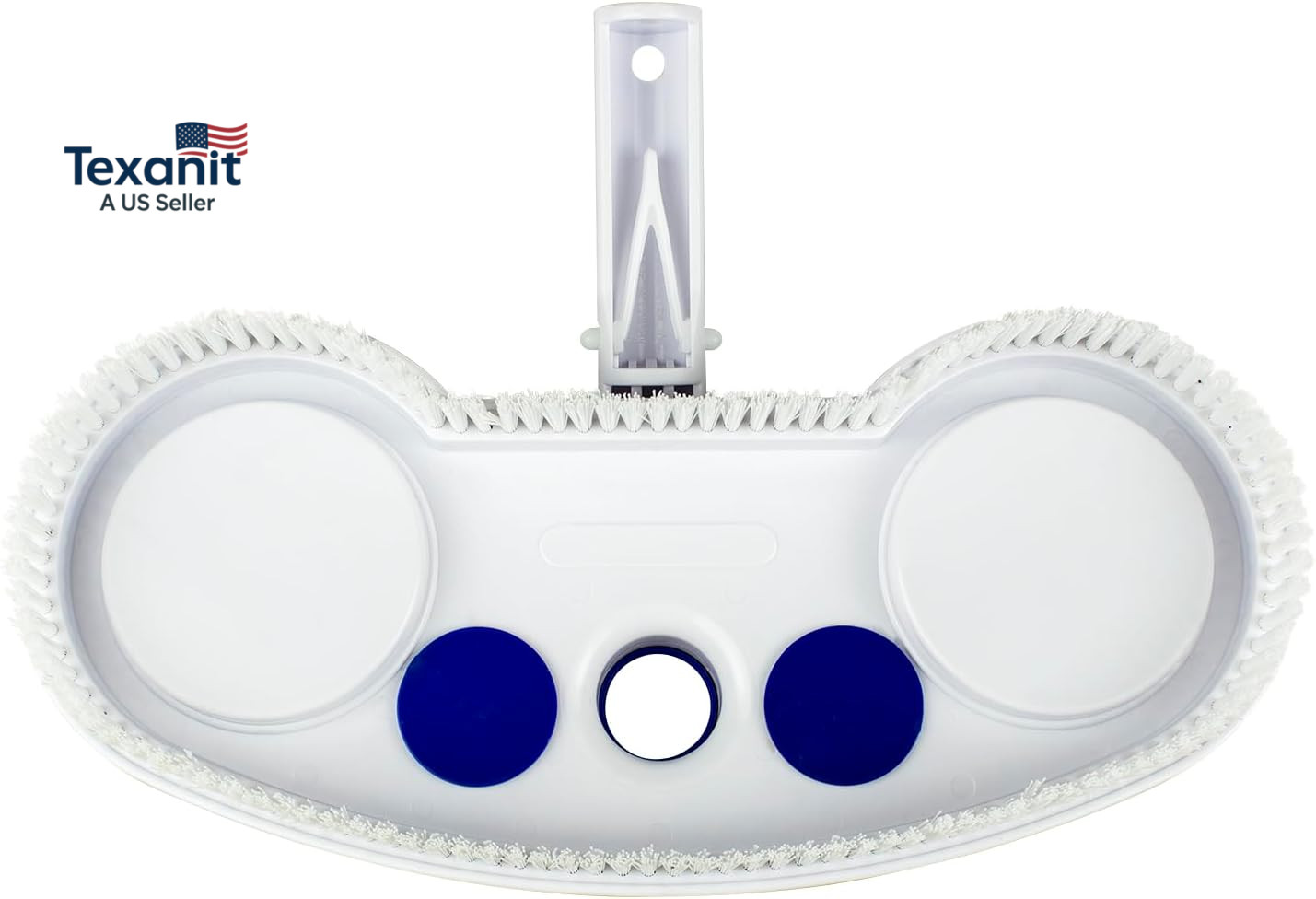 Deluxe Weighted Vinyl Liner Pool Vacuum Head with Air-Relief Valves, Safe Cleani