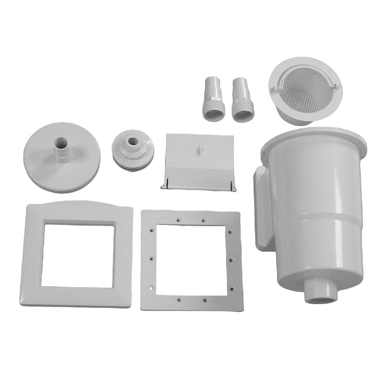 Pool Wall Skimmer High Efficiency ABS Thru Wall Pool Skimmer Accessory Kit NEW