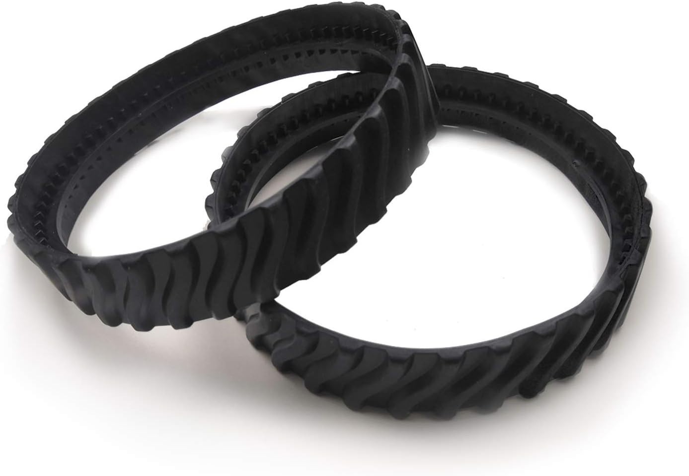 1 Pair R0526100 Heavy-Duty Rubber Replacement Tracks for MX6/MX8 Pool Cleaners