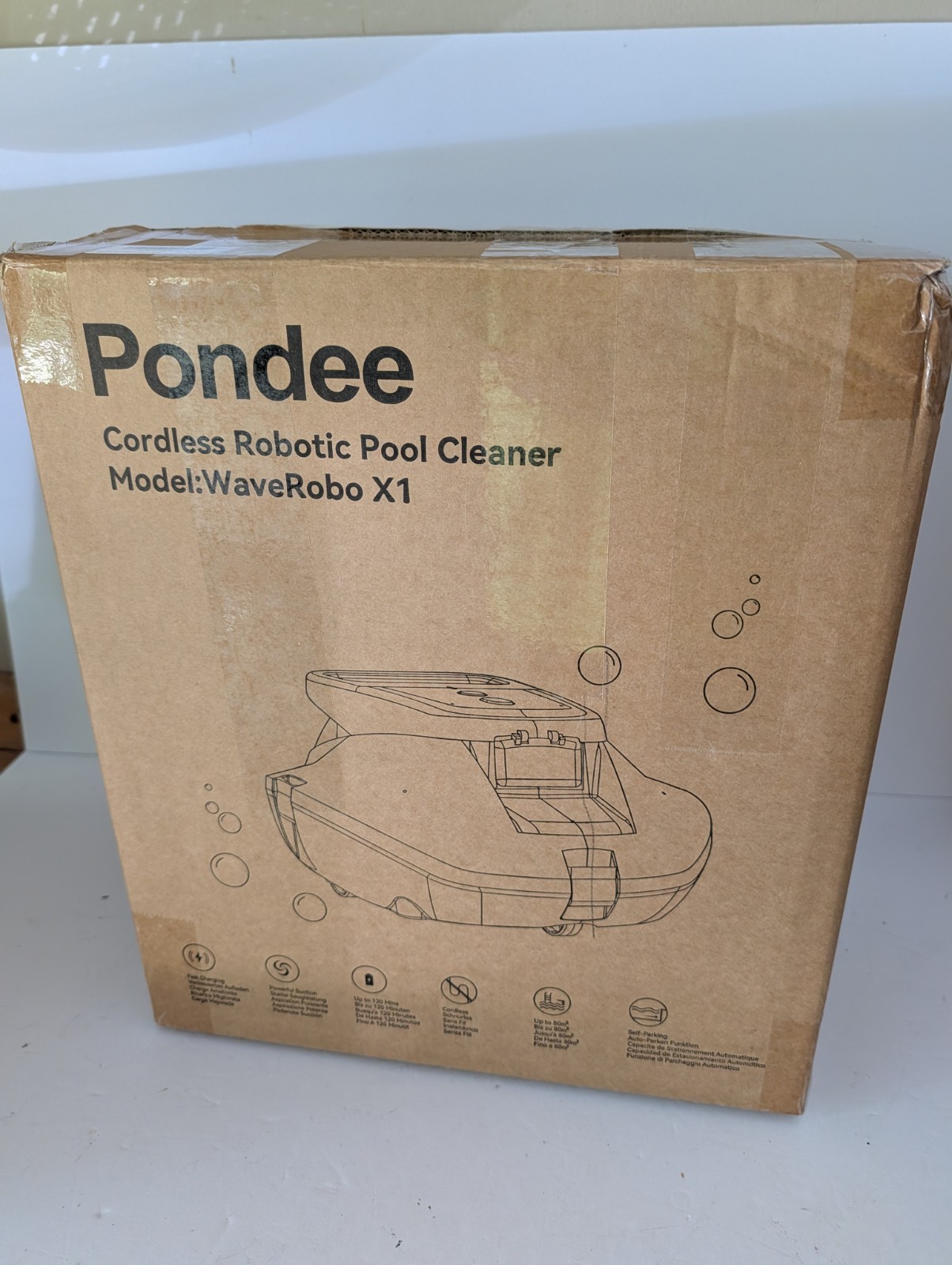 Pondee WaveRobo X1 Cordless Robotic Pool Cleaner