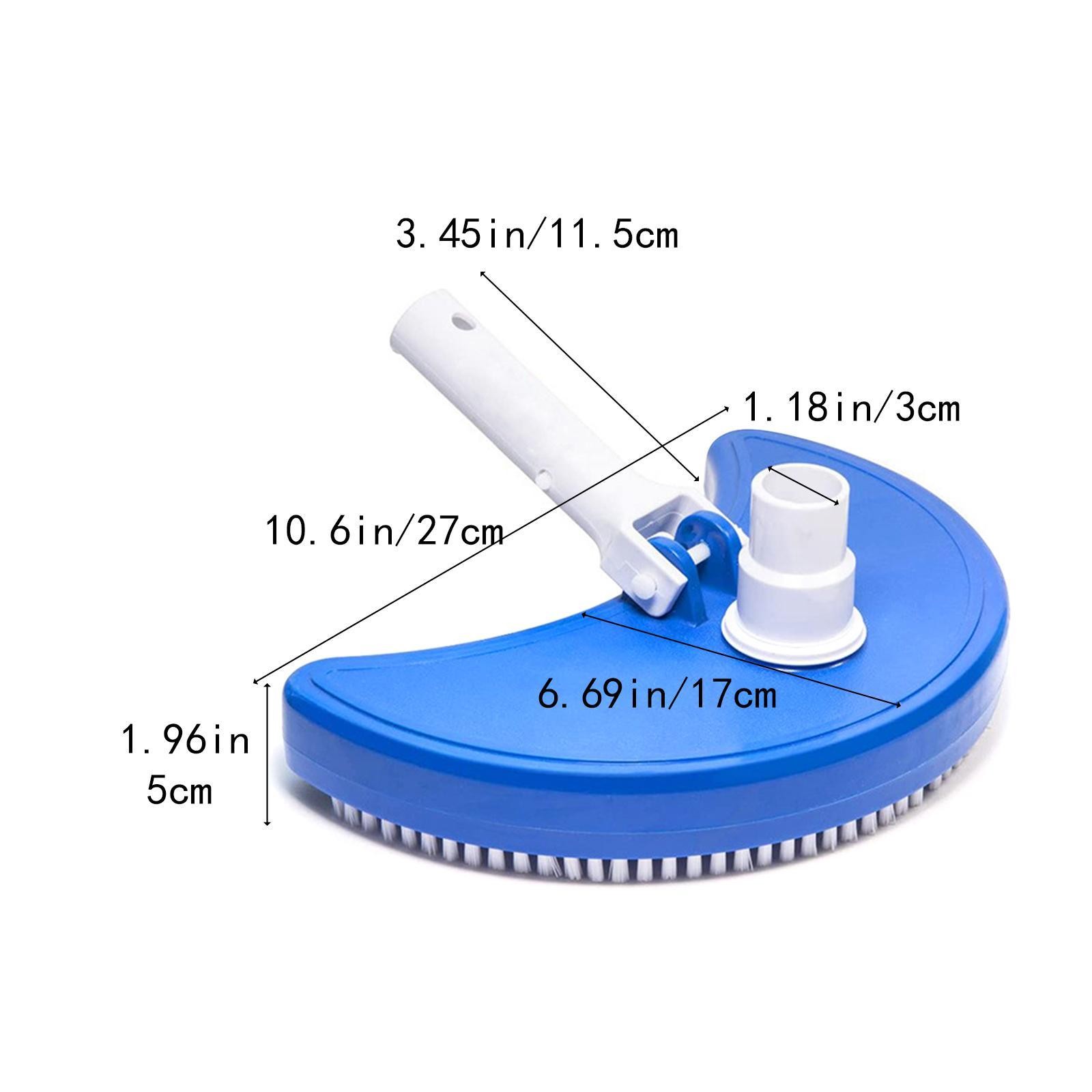 Pool Vacuum Head Portable VAC Head for Corner Cleaner Vinyl Liner Floor Spas