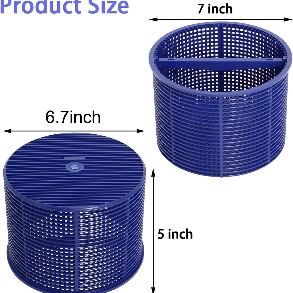 Swim Pool Skimmer Replacement 7*7*5inch ABS Compatible Non-Floating Durability