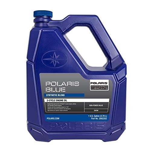 OEM Snowmobile Blue Synthetic Blend 2-Cycle Oil, For 2-Stroke 1 Gallon