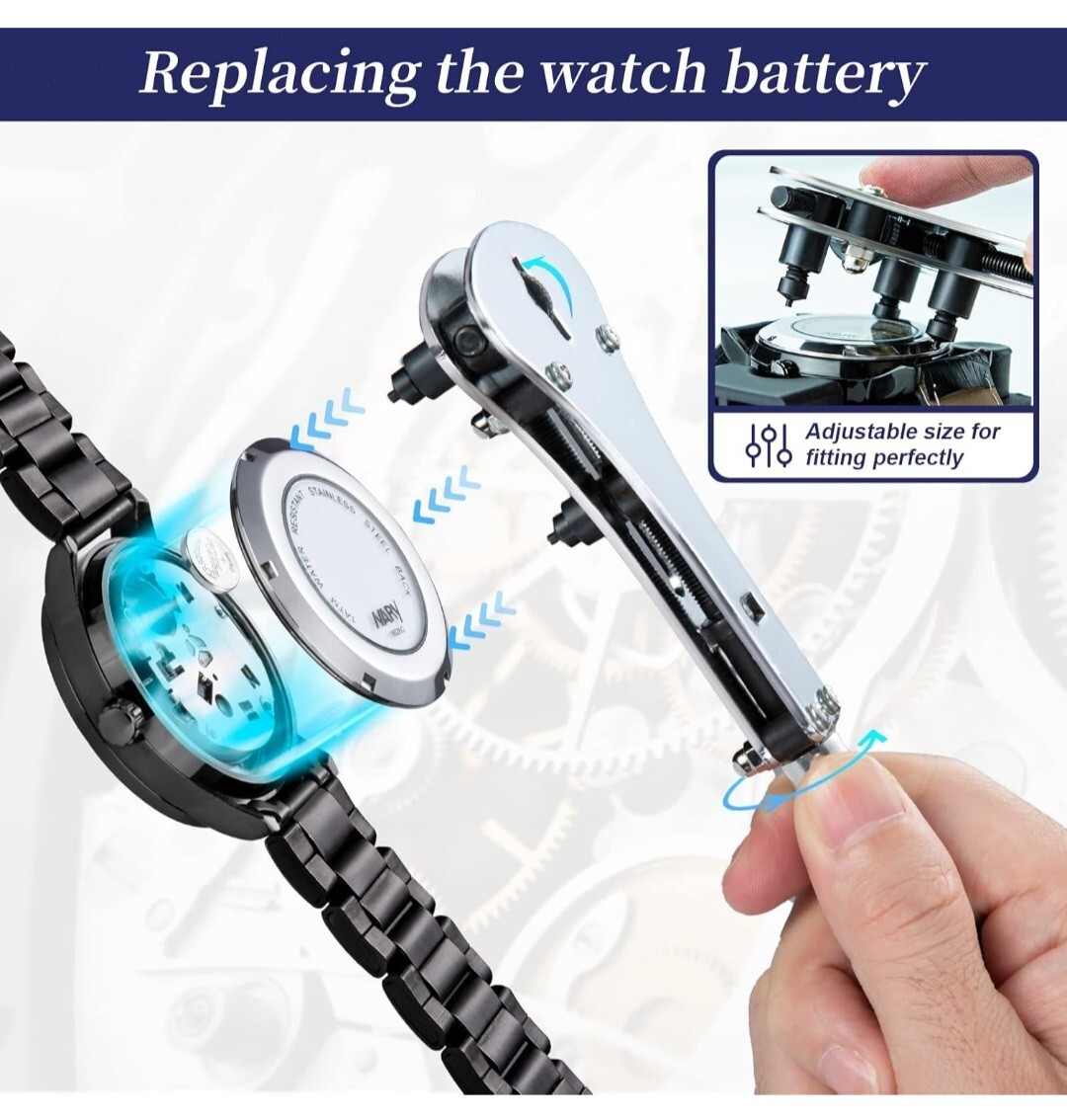 Eventronic Watch Repair Kit, Professional Battery Replacement Tool,…