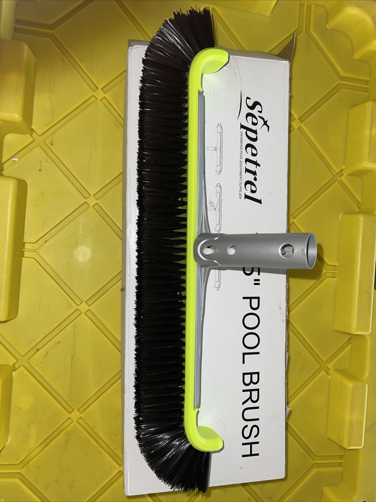 17.5&Prime; in Sepetrel Heavy Duty Pool Walls Brush Replacement