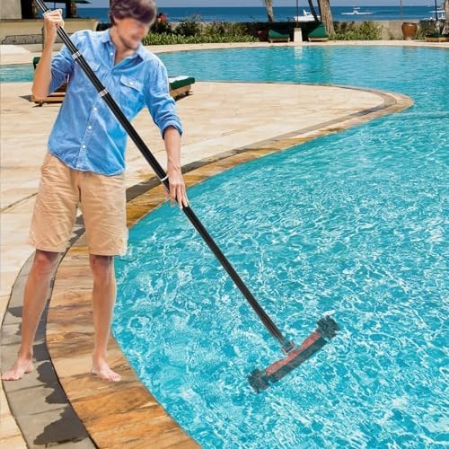 Telescopic Carbon Fiber Swimming Pool Pole – 12ft Adjustable Cleaning Rod for Sk