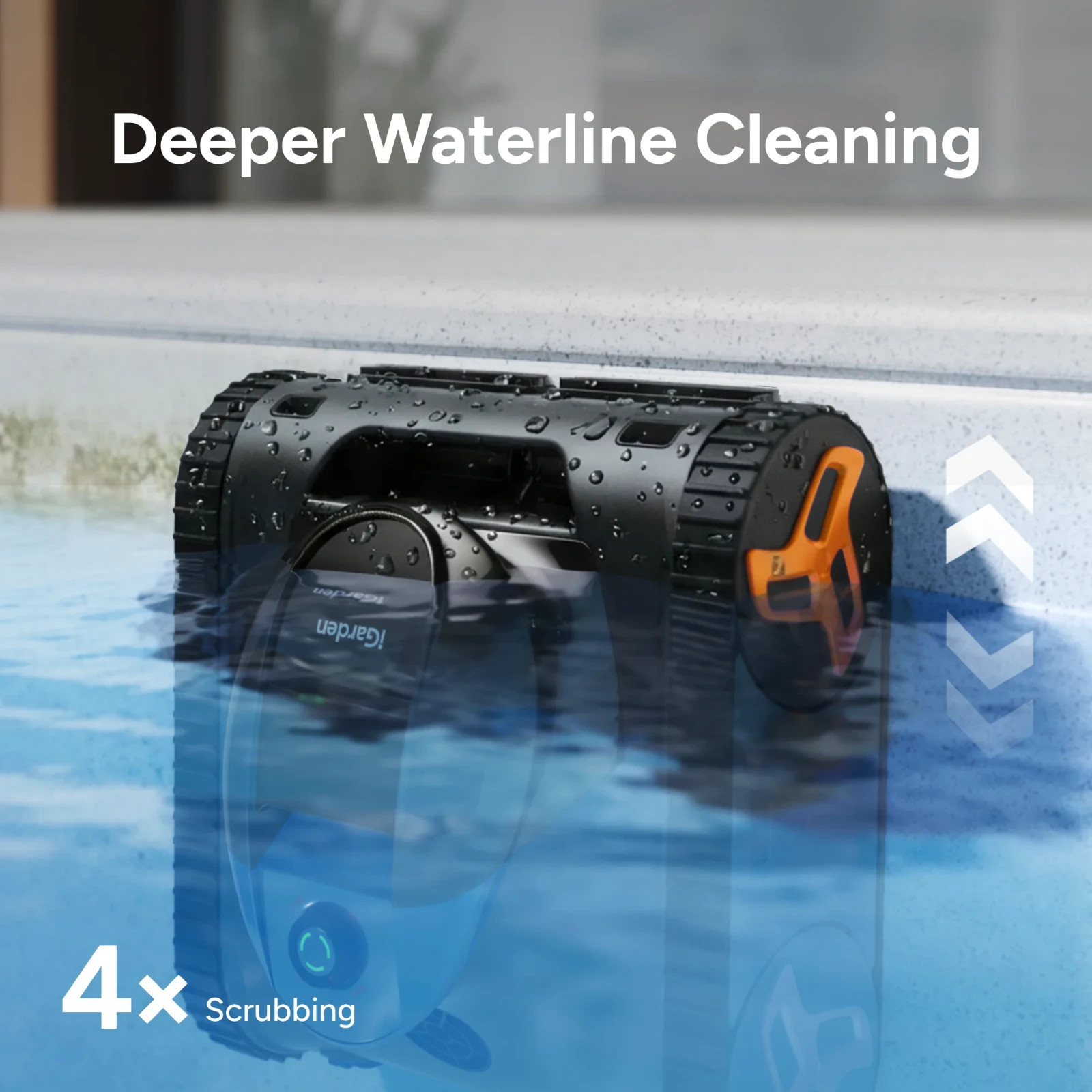 (2026 NEW) iGarden Robotic Pool Cleaner KN Series 210-Min Runtime