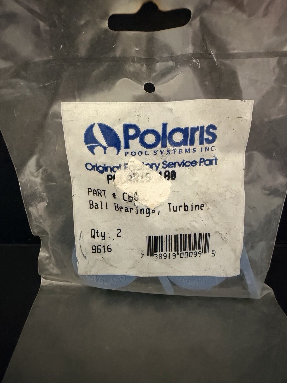 C80 Turbine Ball Bearing Set of 2 for Polaris 180/280 Auto Pool Cleaners🚀
