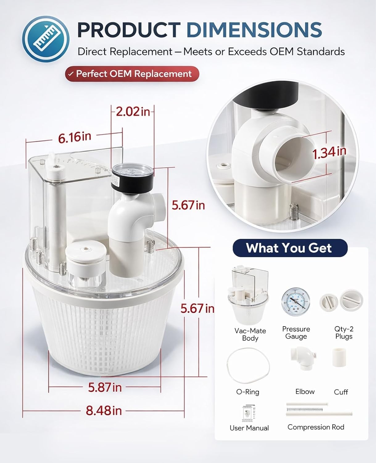 Vac-Mate Pool Cleaner Dispenser Box R211100 for Certikin, Filtrite, PoolRite