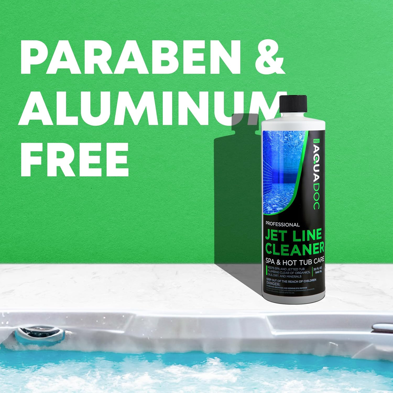 Spa Jet Cleaner for Hot Tub – Spa Jet Line Cleaner for Hot Tubs & Jetted Tub Cle