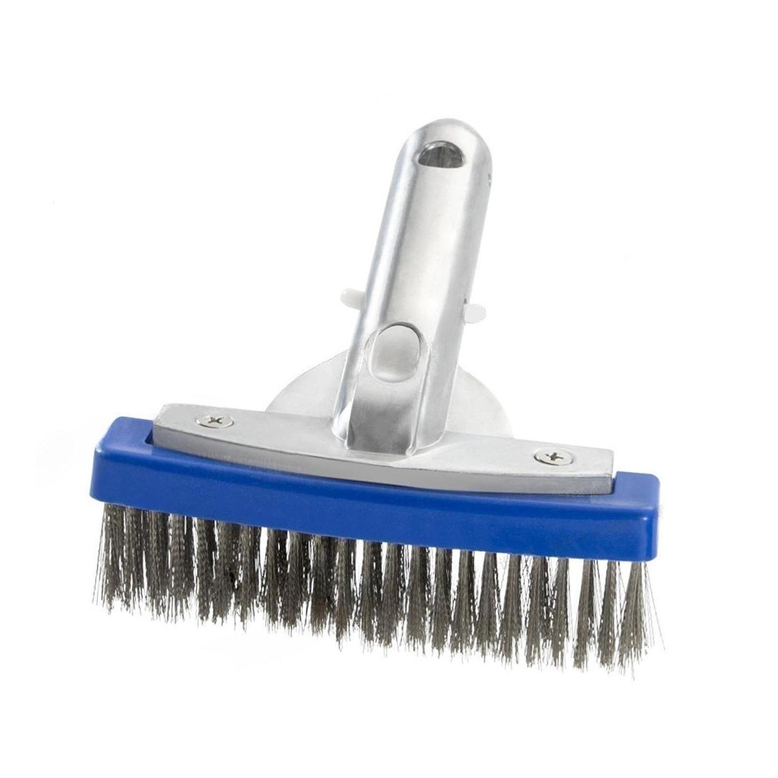 5inch Pool Brush Heavy Duty Aluminium Handle for Wall Tile Floor Corners