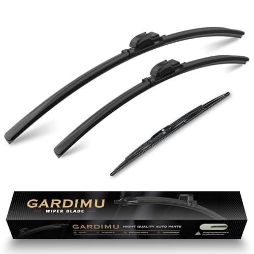 24&Prime; 20&Prime; 11&Prime; Front and Rear Windshield Wiper Blades for 2017-2023 For GMC Acadia