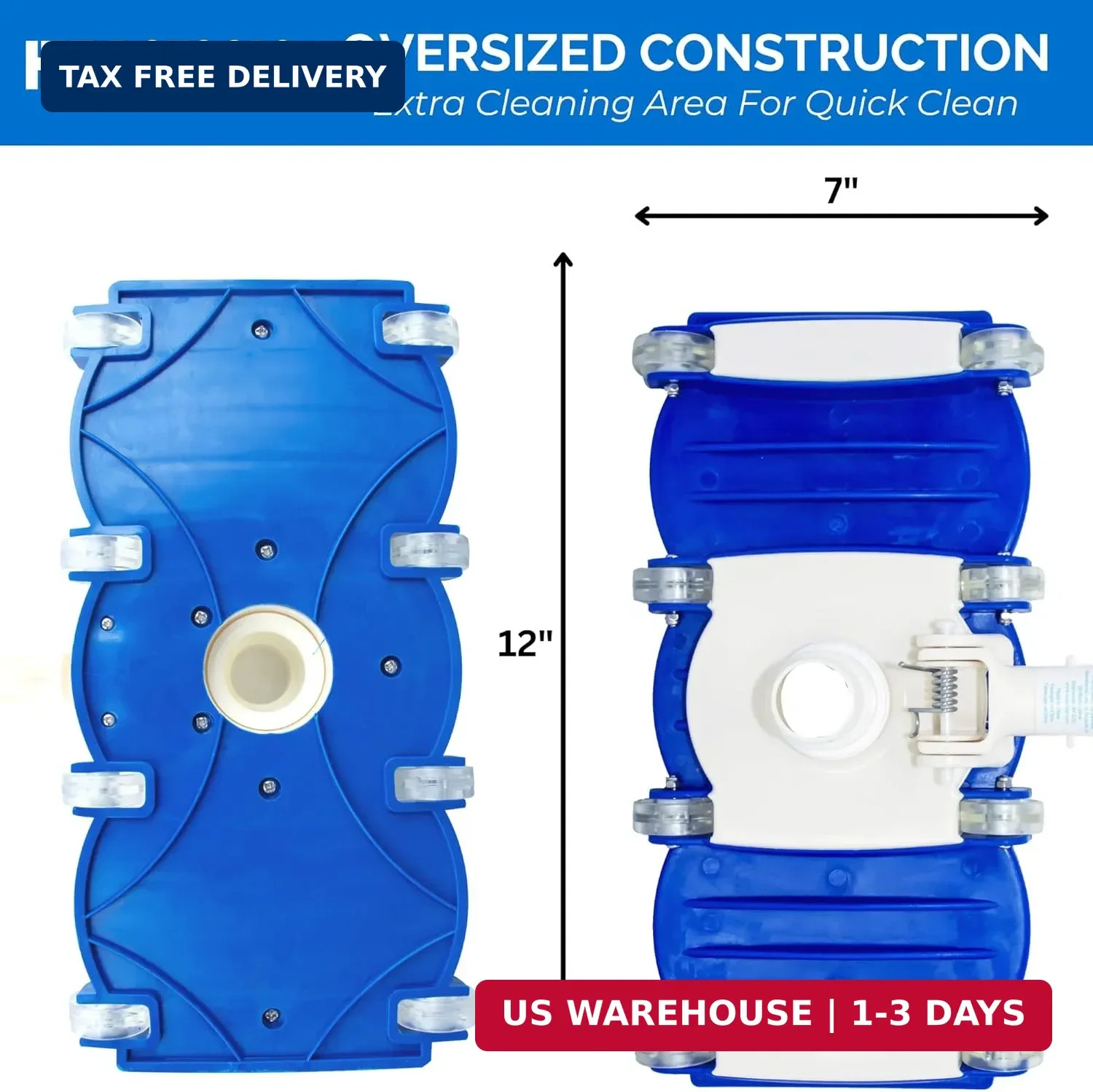 SWIMLINE HYDROTOOLS Manual Vacuum Head Attachment For Inground & Above Ground Po