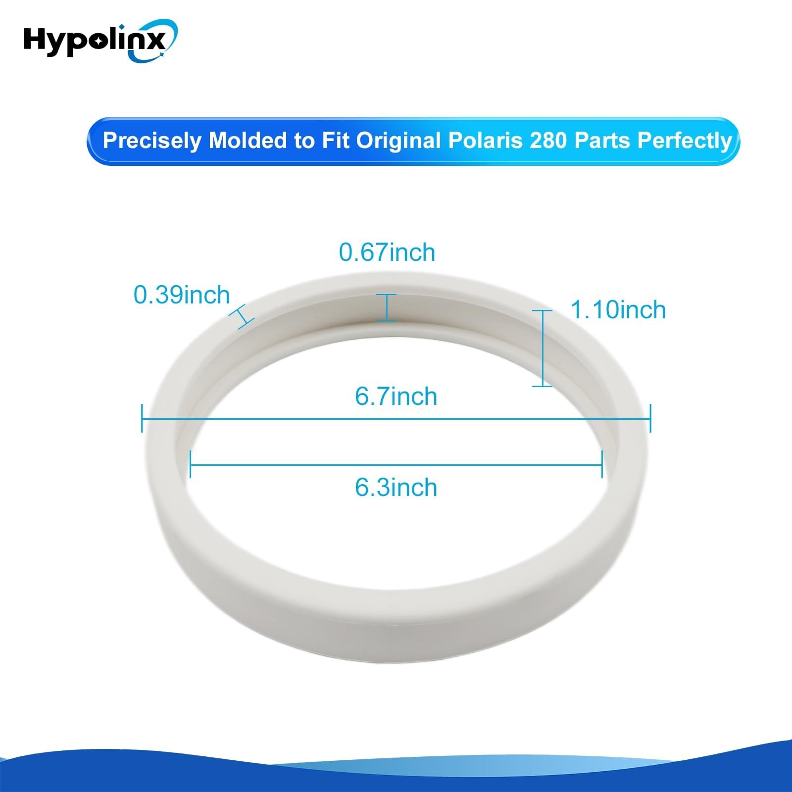 PolarisCompatible Pool Cleaner Replacement Tires Durable Grip 3 Pack