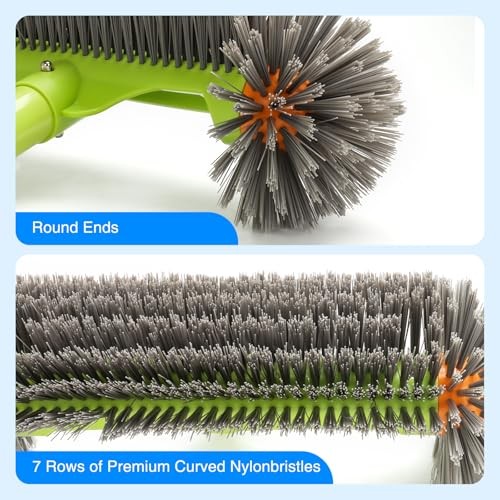 Pool Brush Head with Round Ends, 12.5 » High-Efficiency Pool Brush for Green