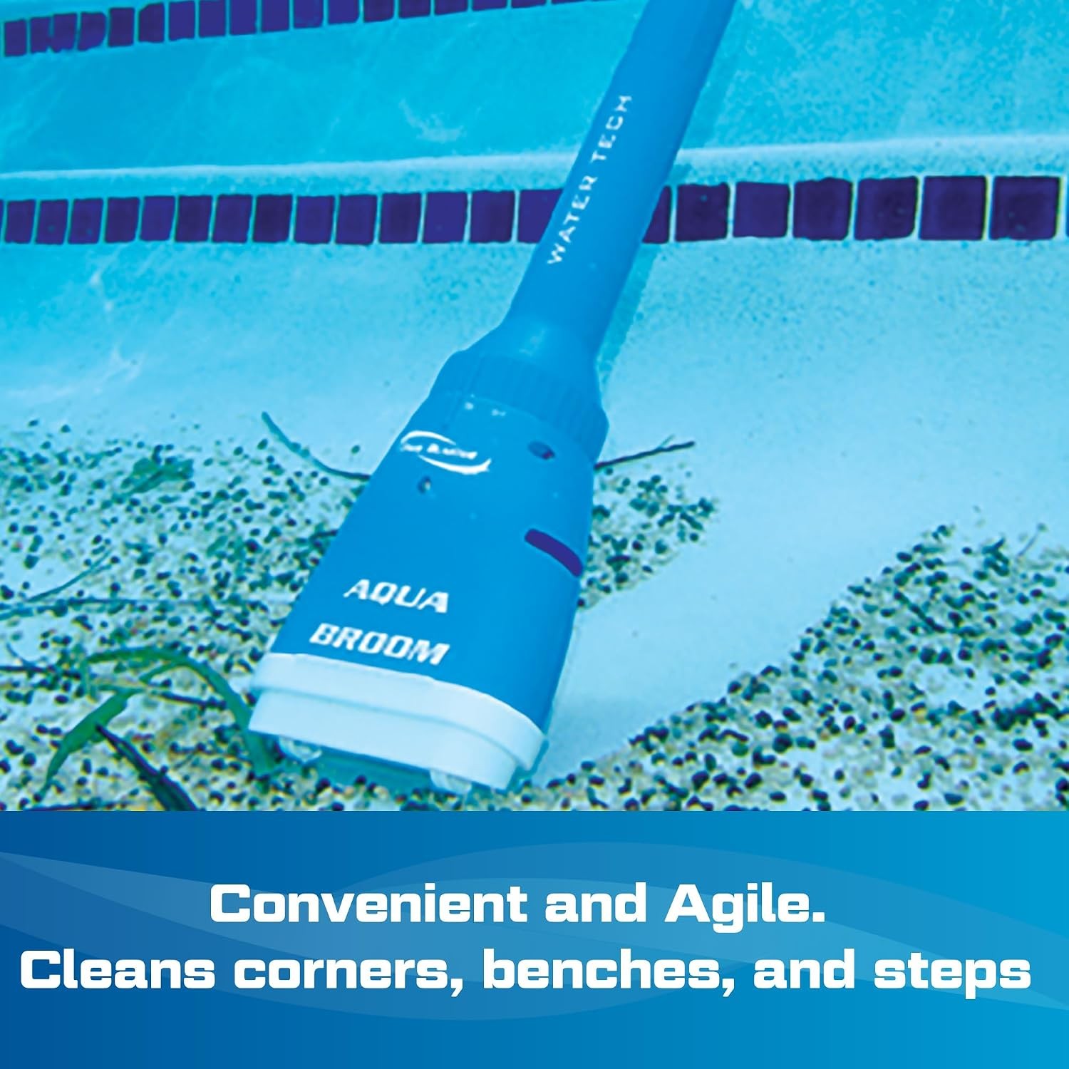 Aqua Broom Hot Tub Vacuum Cordless Spa Vac Inflatable Above Ground & Inground