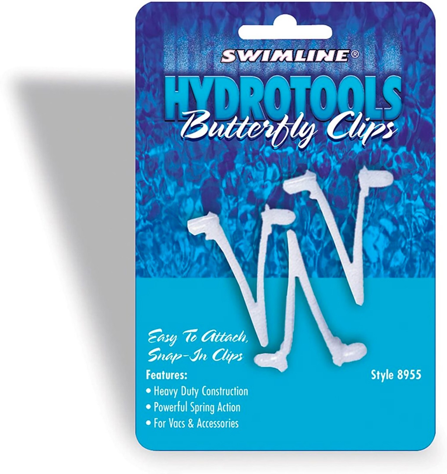 Swimline HydroTools Heavy Duty Butterfly Snap Clips for Pool Pole – 8955