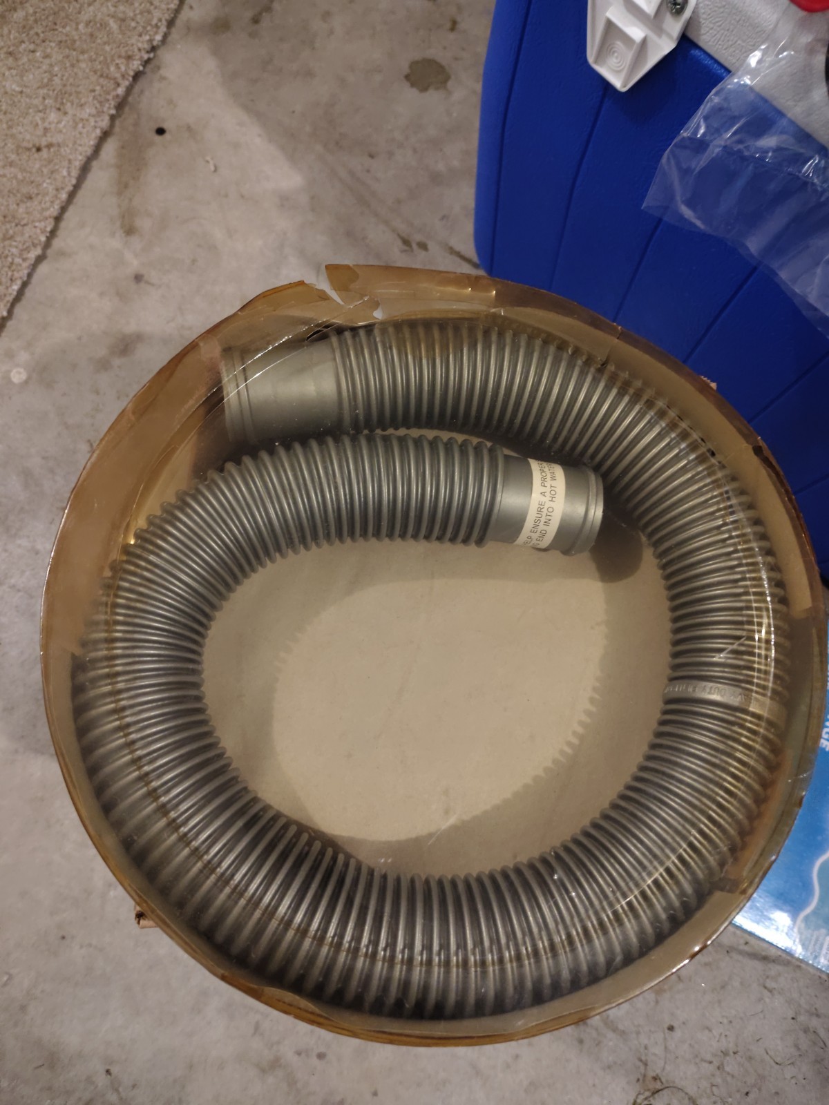 Swimming Pool Filter Connection Hose 3ft X 1.5” Heavy Duty Hose Blue Torrent NEW