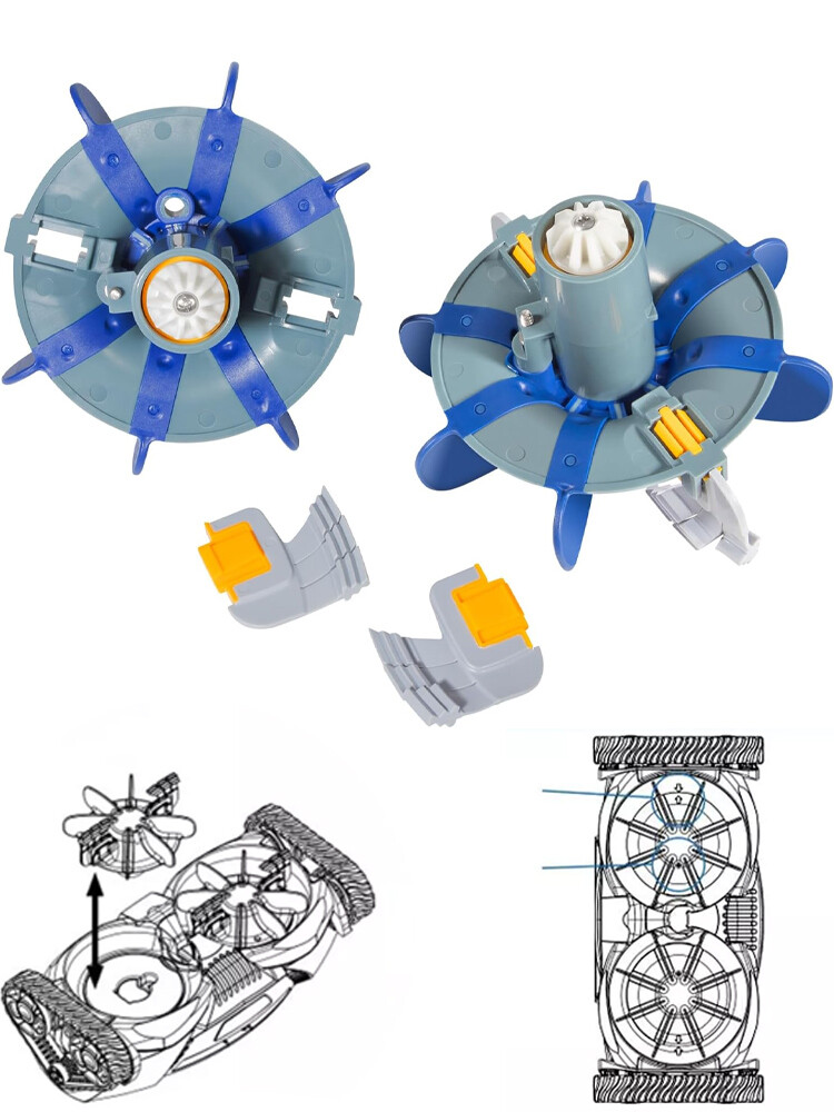 Cyclonic Scrubbing Kit R0714300 For ZODIAC Robotic Pool Cleaner MX8 & MX8 Elite