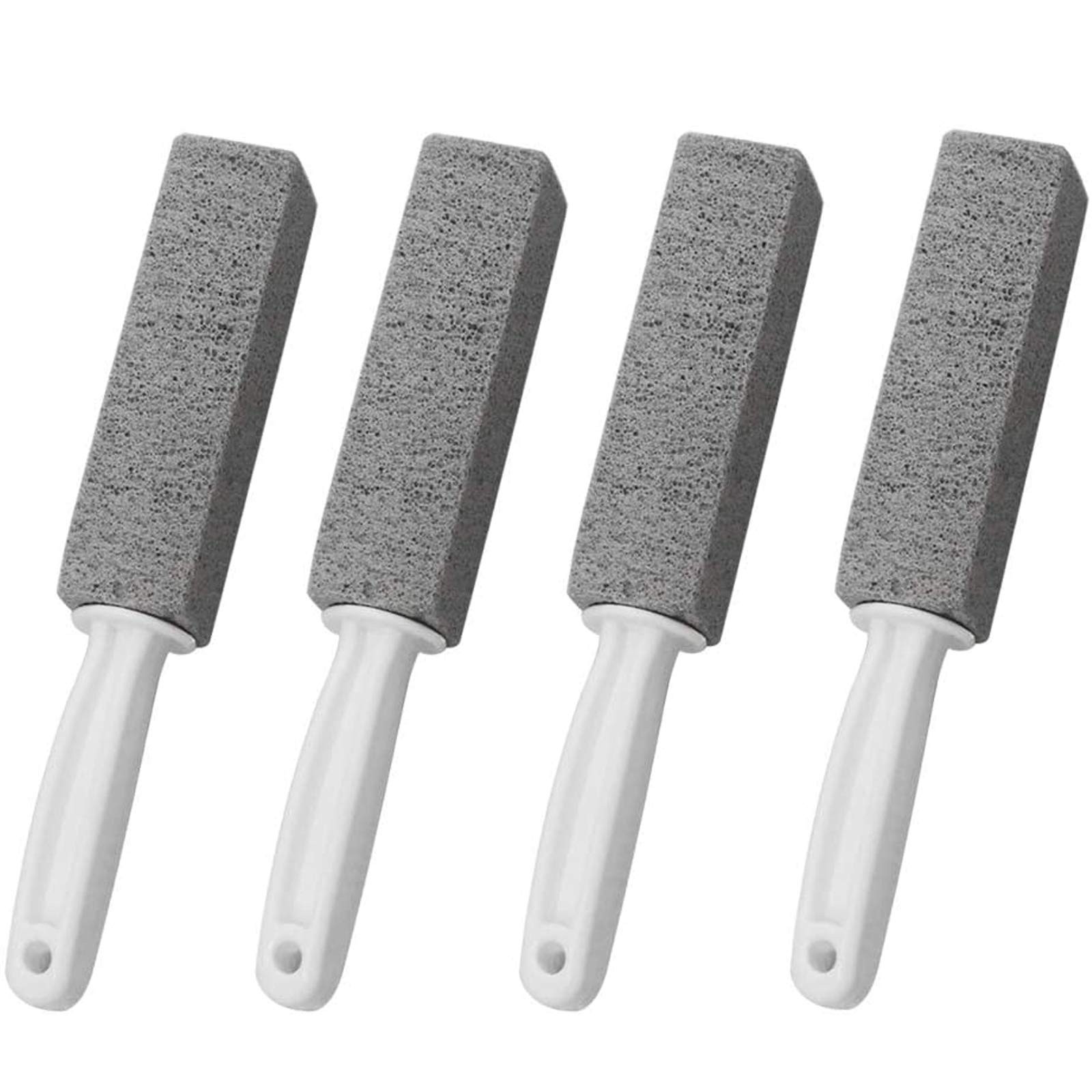 4 Pack Toilet Pumice Stone with Handle, Pumice Stone Toilet Bowl Cleaner Pumice