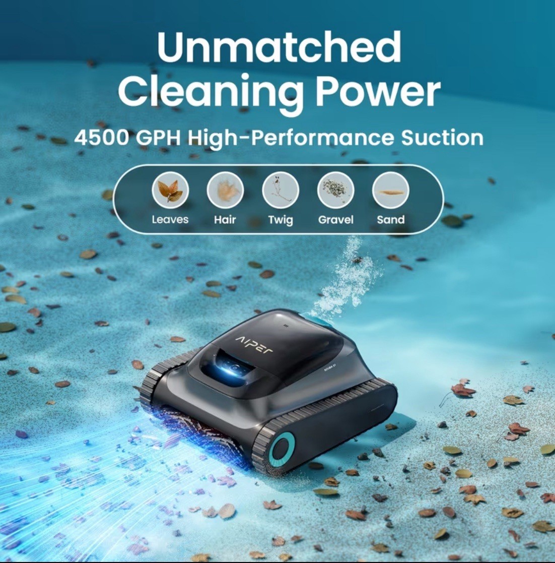 ✅ Aiper Scuba S1 Cordless Robotic Pool Cleaner Pool Vacuum for Inground Pools