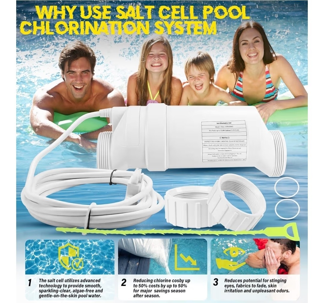 T-Cell-3 Salt Water Pool Chlorinator System, T-Cell-3 up to 15000 Gallons