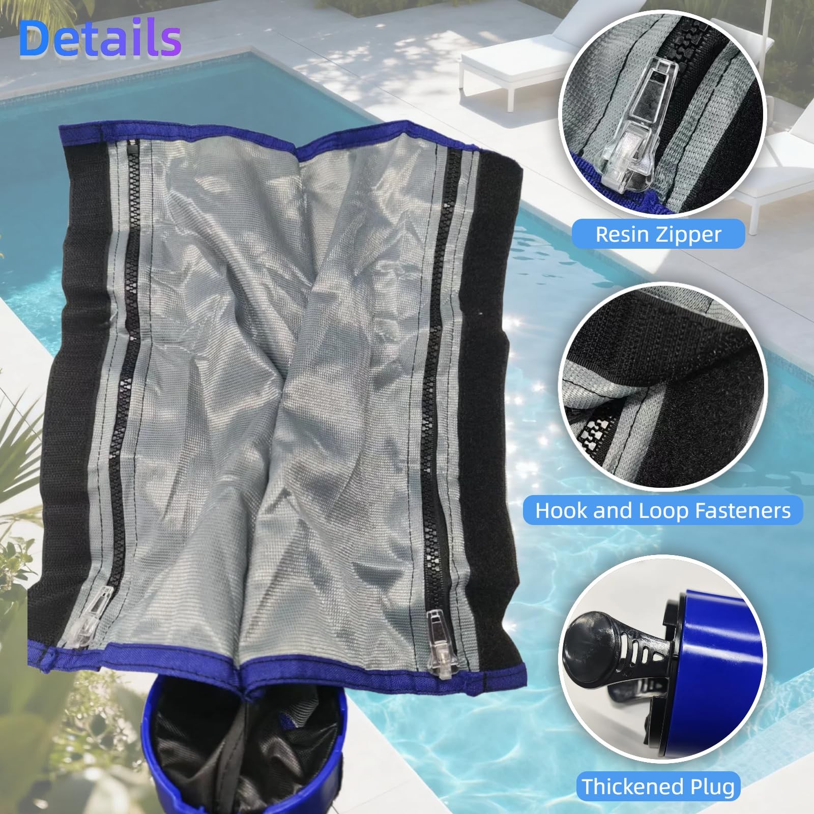 « 3900 Pool Cleaner Bag with Zipper 5L Capacity Compatible with 3900, P39,