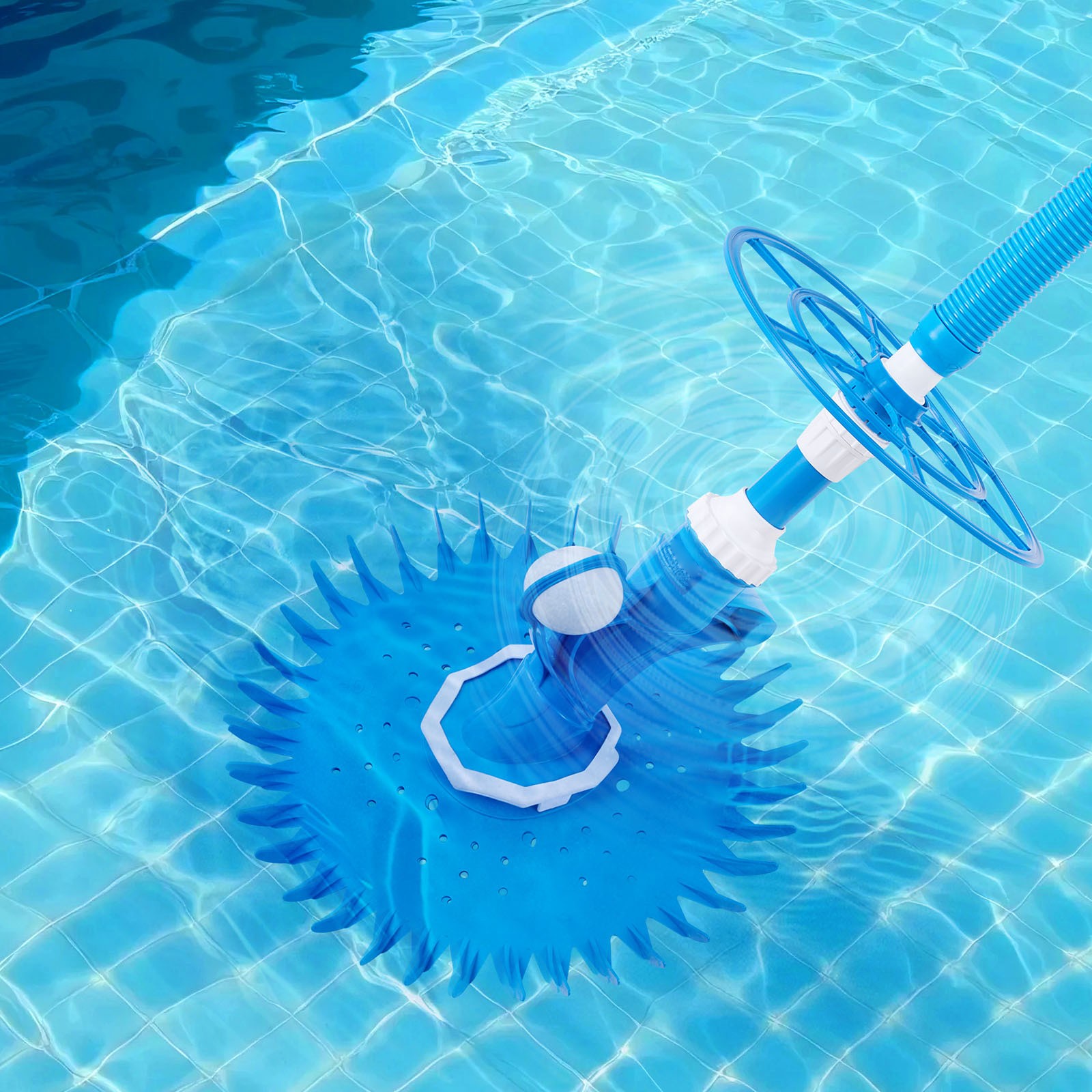 Uimoso Automatic Pool Vacuum Cleaner for In-Ground and Above-Ground Pools
