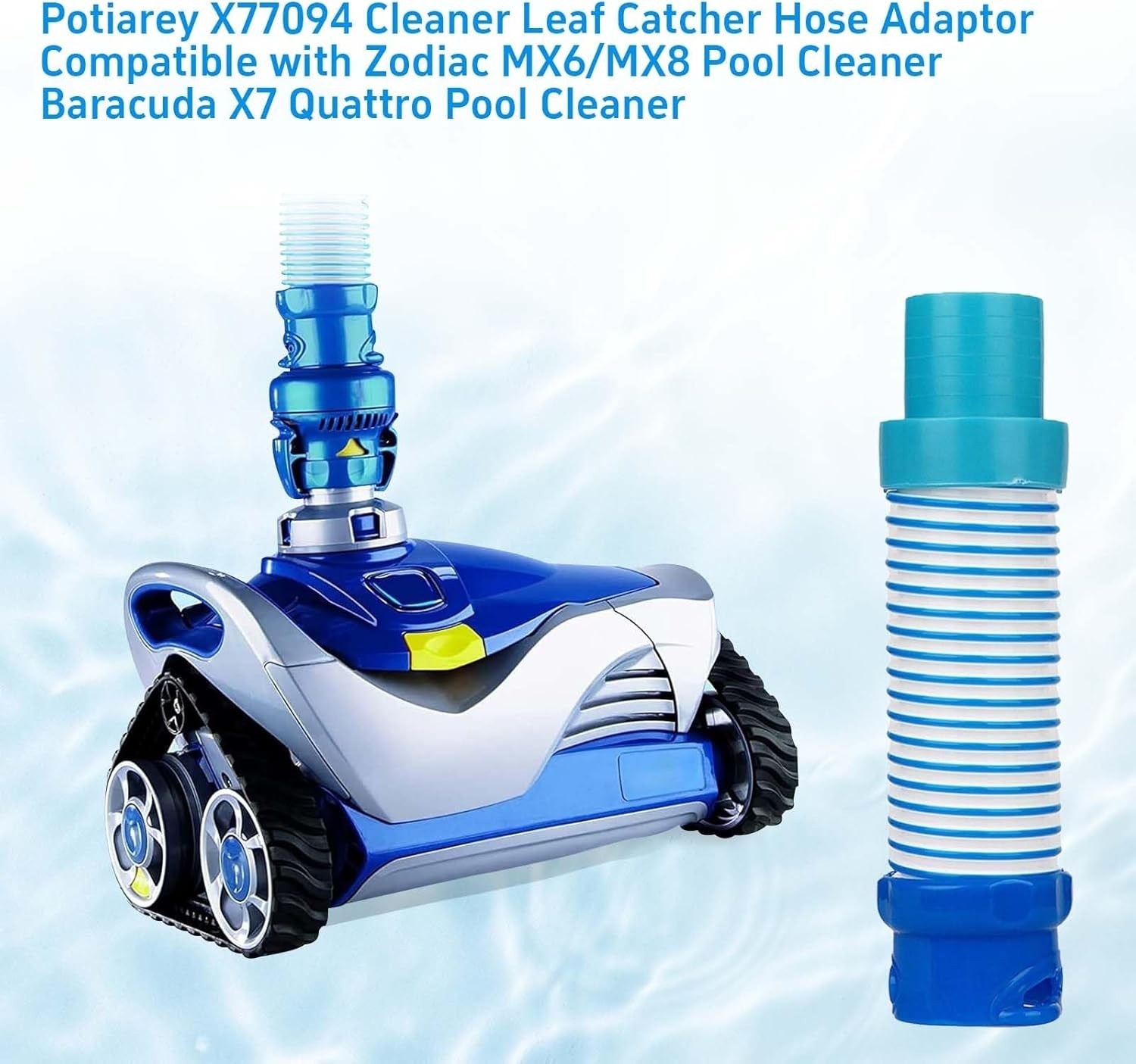 X77094 Pool Vacuum Hose Adapter – Compatible with Zodiac and Baracuda