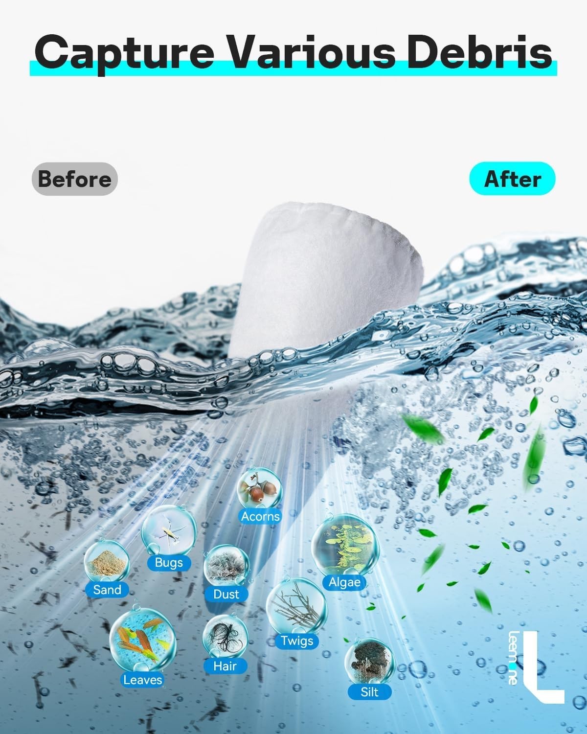 High-Density Cotton 7-Pack Pool Vacuum Filters – Perfect for Centennial Models