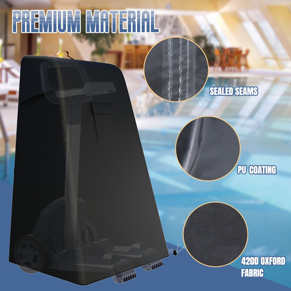 Swimming Pool Cleaner Caddy Cover Waterproof Windproof Vacuum Dust Protector