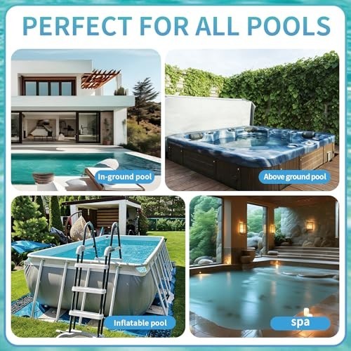 17.5&Prime; Pool Vacuum Head – Hydrodynamic Design, Flexible & Weighted for All Surfac