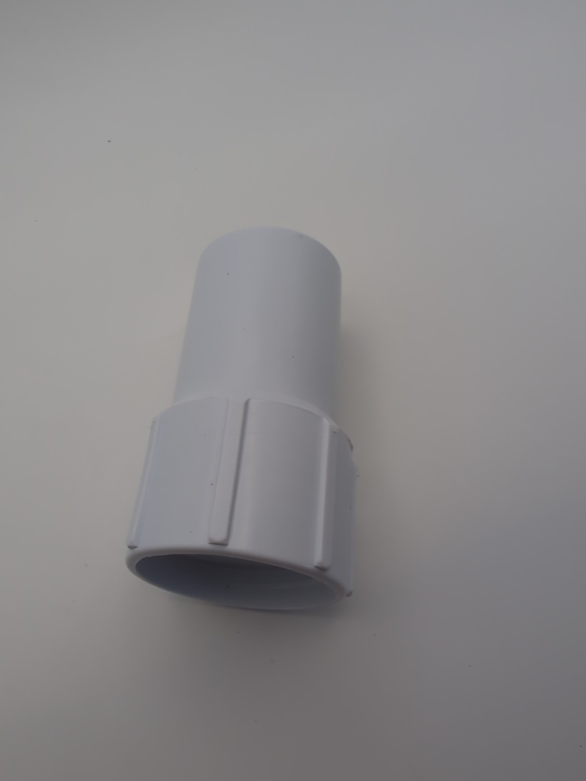 1pcs White Pool Hose End Cuff Left Hand 38mm Replacement For Pool Vacuum Hose