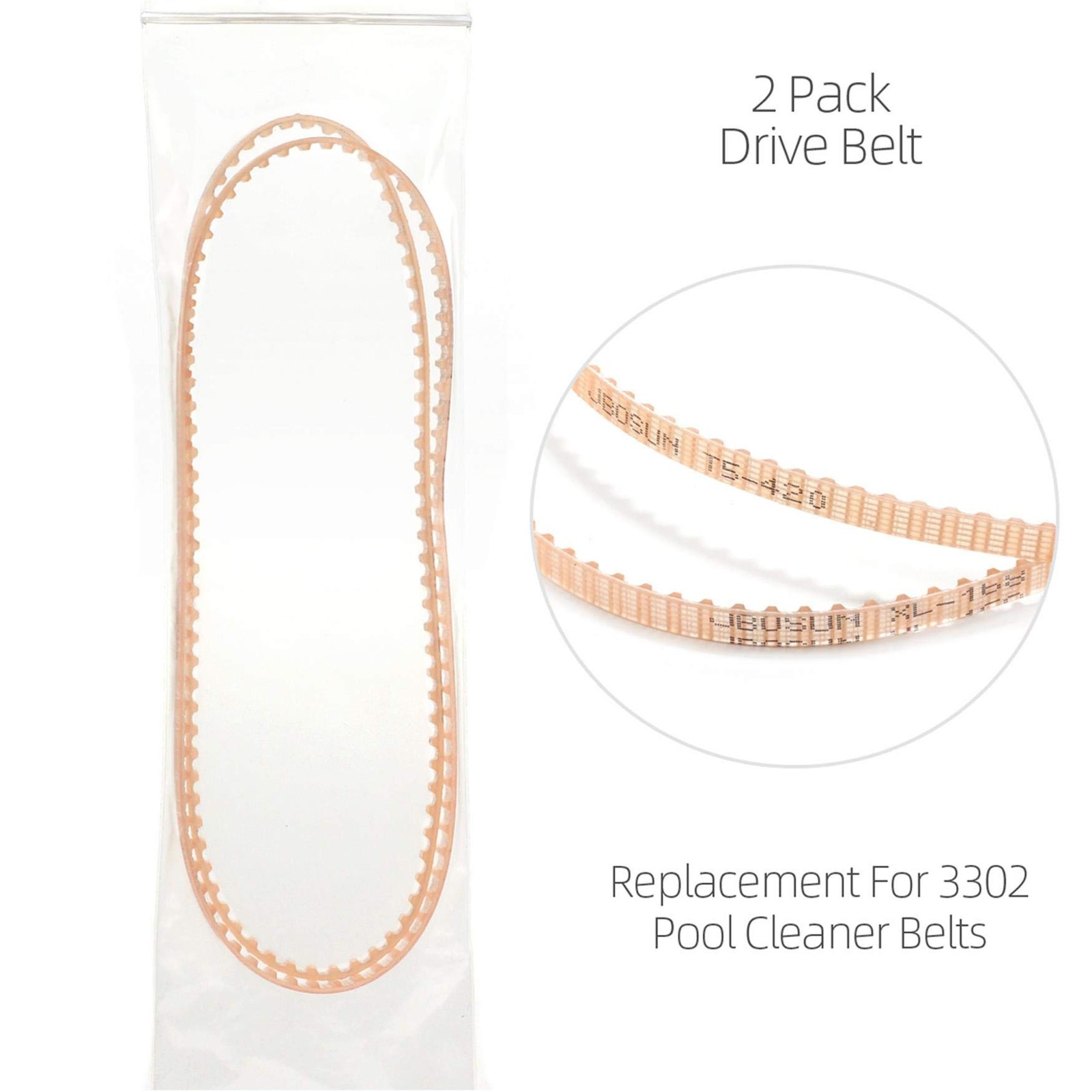 Pool Cleaner Drive Belts Replacement for Aquabot Models 4 Pack